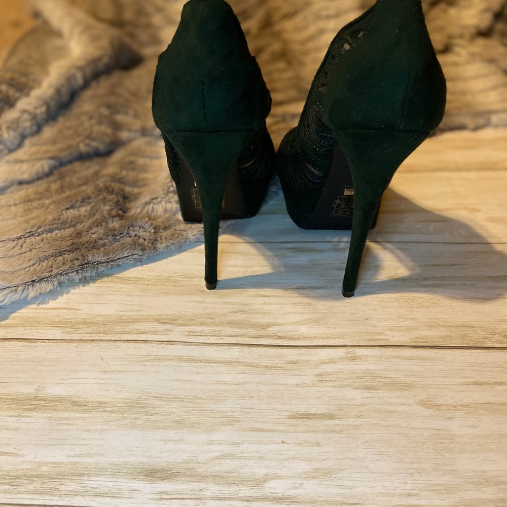 Bebe• Peep Toe Heels - Picture 3 of 6
